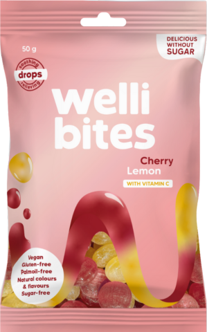 WELLIBITES DROPS CHERRY x