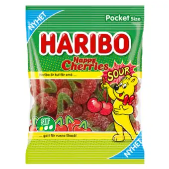 HARIBO HAPPY CHERRIES SOUR 75G