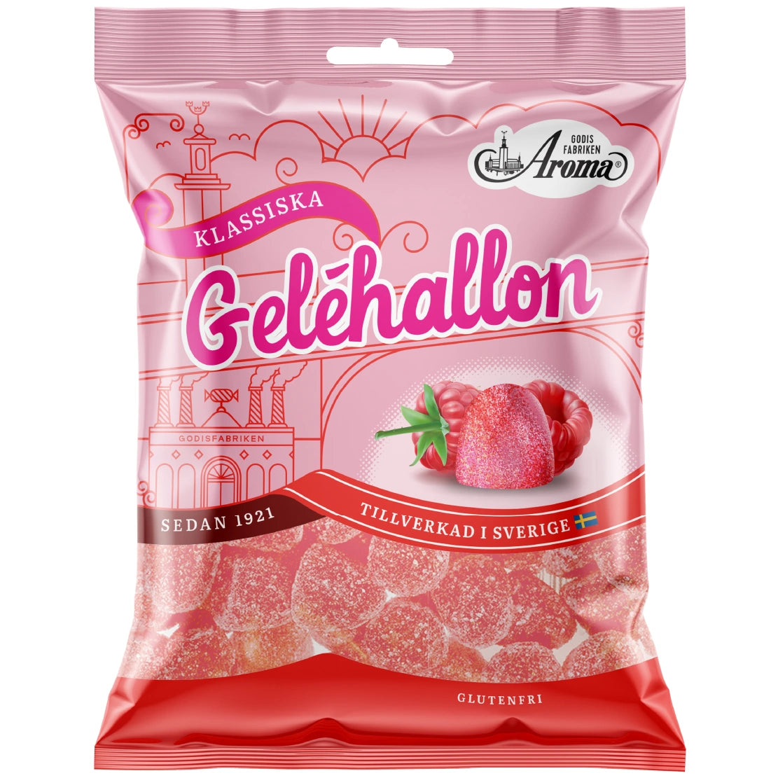 AROMA JELLY RASPBERRY 125G