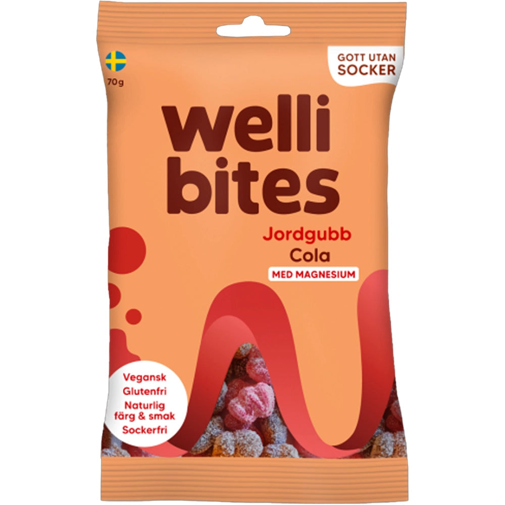WELLIBITES STRAWBERRY&COLA 70G