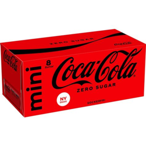 COCA-COLA ZERO 15CL 8P