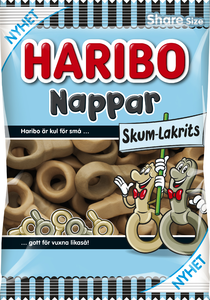 NAPPAR SKUM LAKRITS 120G