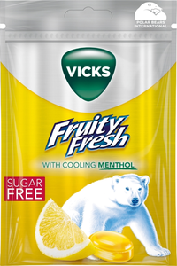 VICKS LEMON&MENTHOL SF 72