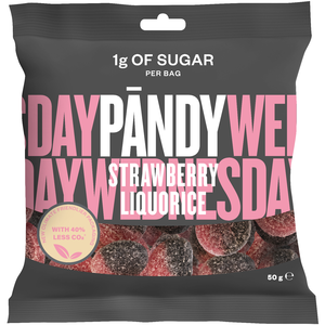 PÄNDY STRAWB/LIQUORICE 50