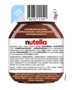 NUTELLA 15G