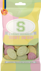 S-MÄRKE SKUM SURT 70G