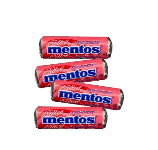 MENTOS MINI JORDGUBB 4K