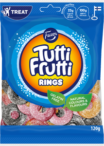 TUTTI FRUTTI RINGS 120G