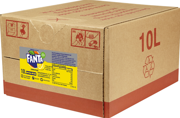 FANTA ZERO LEMON 10L BIB