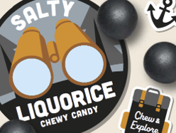 SALTY LIQUORICE CHEWY 3.5
