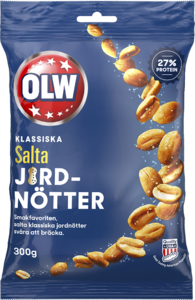 OLW JORDNÖTTER SALTA 300G