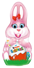 KINDER PÅSKHARE+ÄGG ROSA